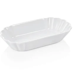 Pommes-Schale Porzellan weiß - 25x12x5cm (6 Stk.)