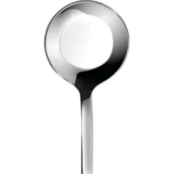 Probierlöffel rund, Edelstahl - 9,0cm (12 Stk.)