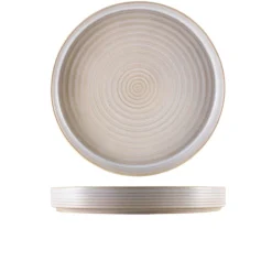 Präsentationsteller Antigo Steingut Barley – 26 cm (6 Stk.)