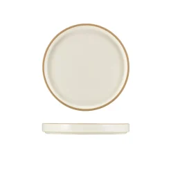 Präsentationsteller Kava Steingut weiß – 18 cm (6 Stk.)