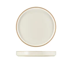 Präsentationsteller Kava Steingut weiß – 20 cm (6 Stk.)