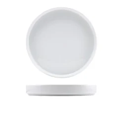 Präsentationsteller Porzellan weiß – 25 cm (6 Stk.)