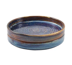 Präsentationsteller Terra Aqua Blue - 18cm (6 Stk.)