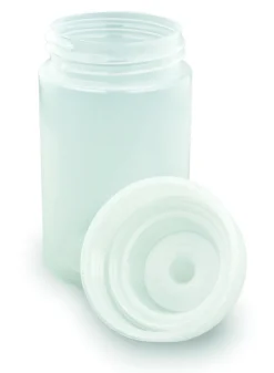 Quetschflasche transparent, große Öffnung (230ml)