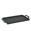 Rechteckige Platte aus Gusseisen - 25x15,5cm