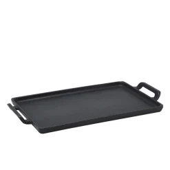 Rechteckige Platte aus Gusseisen - 25x15,5cm