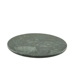 Runde Platte, Marmor grün - 33cm