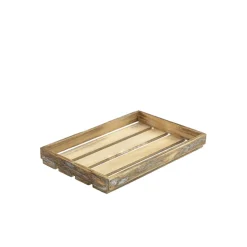 Rustikale Holzkiste - 35x23x4cm