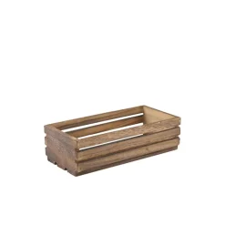 Rustikale Holzkiste - 25x12x7,5cm