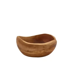 Rustikale Schüssel aus Olivenholz - 15 cm (6 Stk.)