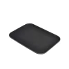 Rutschfestes Tablett, rechteckig, PP schwarz - 36,5x45,7cm