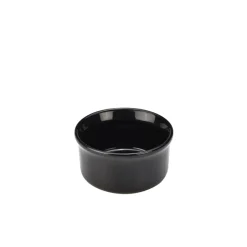 Schale / Auflaufform Steingut schwarz - 50ml / 6,5cm (12 Stk.)