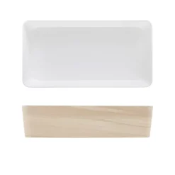 Schale für Bento-Box Tokyo, Melamin, 34,8x18x7,8cm - Holzoptik (3 Stk.)