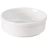 Schälchen flach, weiß - 140ml (6 Stk.)