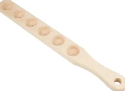 Schnapslatte Holz, 50,5cm - inkl. 12 Shotgläser