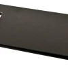Schneidebrett mit Griff, Polyethylen schwarz - 25x15x1cm