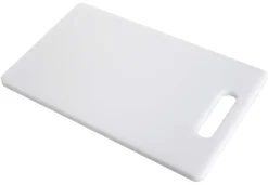 Schneidebrett, weiß - Polypropylen (24x15cm)