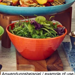 Schüssel Casablanca, Melamin, orange glasiert - 1,6l / 20,5cm