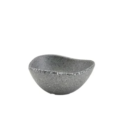 Schüssel, dreieckig, Melamin, Granitoptik grau - 100ml / 8,5cm (24 Stk.)