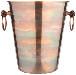Sektkühler, Edelstahl, Vintage-Kupferoptik - 20cm