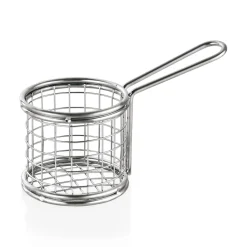 Servierkorb Edelstahl - 8,5x7,5cm