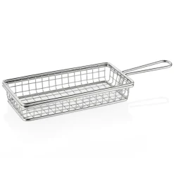 Servierkorb Edelstahl - 21,5x11x4cm