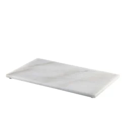 Servierplatte Marmor weiß - 32x18cm (GN 1/3)