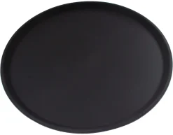 Serviertablett, Glasfaserkunststoff, schwarz - 40cm