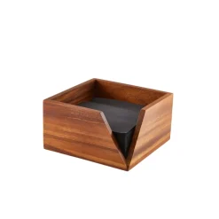 Serviettenhalter, Akazienholz - 18,6x18,6x10cm