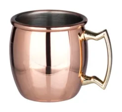 Shotglas / Mini Moscow Mule Becher, Edelstahl kupferfarben - ca. 60ml