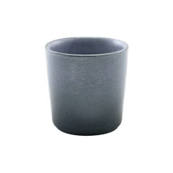 Snack-Becher Forge Steingut graphitgrau – 8,5 x 8,5 cm (6 Stk.)