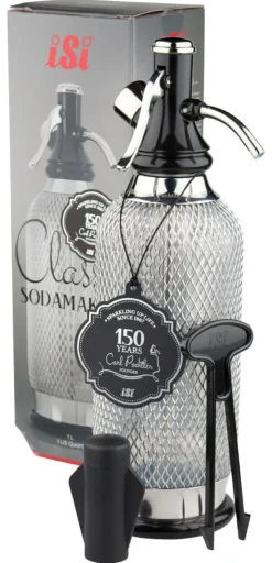 Soda Siphon Classic, mit Netz, iSi - 1l