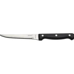 Steakmesser mit schwarzem Griff - 22cm (12 Stk.)