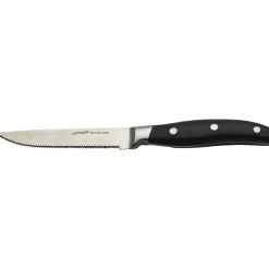 Steakmesser Premium mit schwarzem Griff - 22,5cm (12 Stk.)