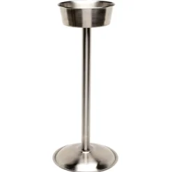 Ständer für Flaschenkühler/Weinkühler, Edelstahl gebürstet - 57x25cm