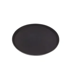 Tablett rutschfest, Fiberglas schwarz - 40,6cm