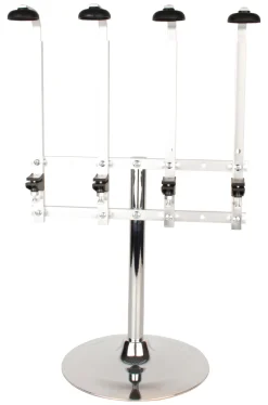 Thekenständer mobil, mit Gewicht - 4-fach (0,7l-1,0l)