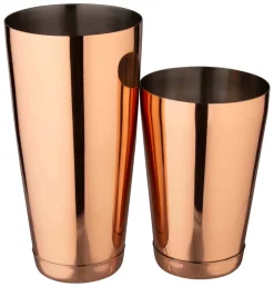 Tin on Tin Shaker mit Bodenkappe, Prime Bar - kupferfarben (850ml)