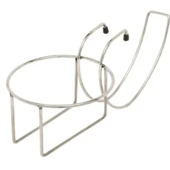 Tischhalterung für Weinkühler, verchromt - 20cm