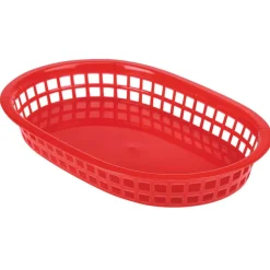 Tischkorb / Fast-Food-Korb, PP, 27,5x17,5cm - rot (6 Stk.)