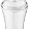 3-tlg. Cocktail Shaker, transparent - Kunststoff (600ml)
