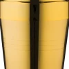 3-tlg. Cocktail Shaker Yukiwa Baron, goldfarben - 410ml