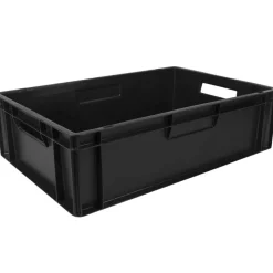 Transportkiste Euronorm schwarz - 60x40x17cm