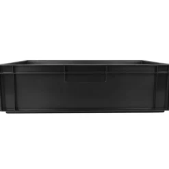 Transportkiste Euronorm schwarz - 60x40x17cm