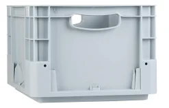 Transportkiste, grau - Kunststoff