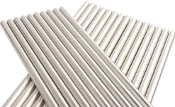 Trinkhalme, Edelstahl (6x210mm) - 25 Stk.