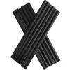Trinkhalme, Kunststoff Mehrweg (7x150mm) - schwarz (135 Stk.)