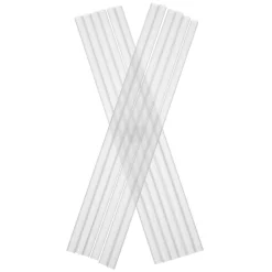 Trinkhalme, Kunststoff Mehrweg (6x200mm) - klar (135 Stk.)