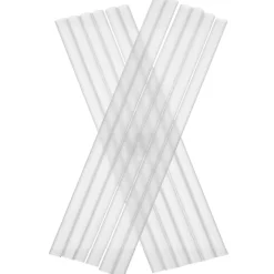 Trinkhalme, Kunststoff Mehrweg (7x150mm) - klar (135 Stk.)