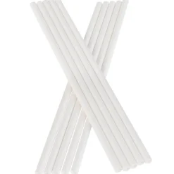 Trinkhalme, Papier (6x200mm), Prime Bar - weiß (100 Stk.)